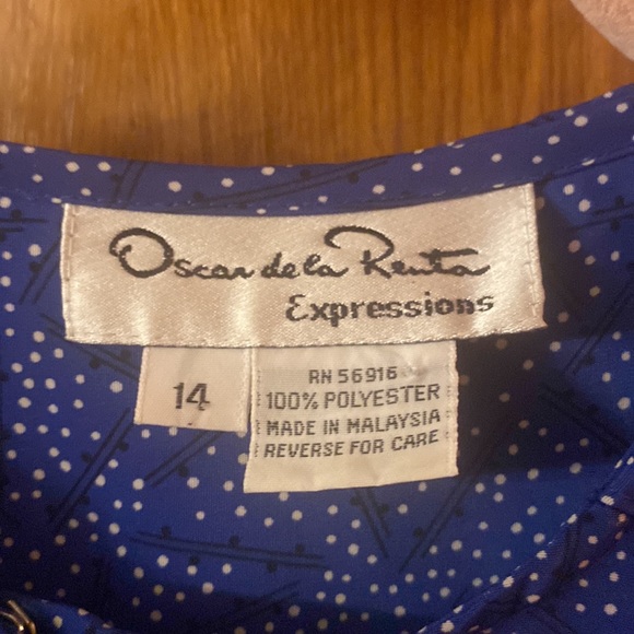 Oscar De La Renta Expressions Blouse - Picture 2 of 6